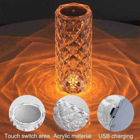 Diamond Crystal Lamp