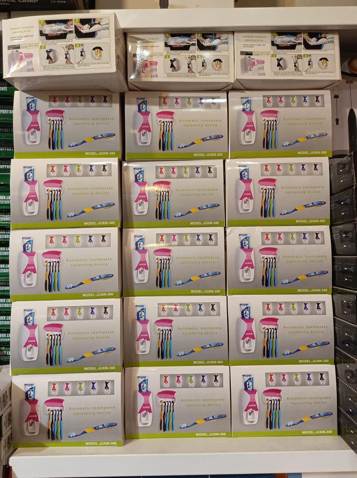 Space-Saving Wall-Mounted Toothbrush & Toothpaste Holder