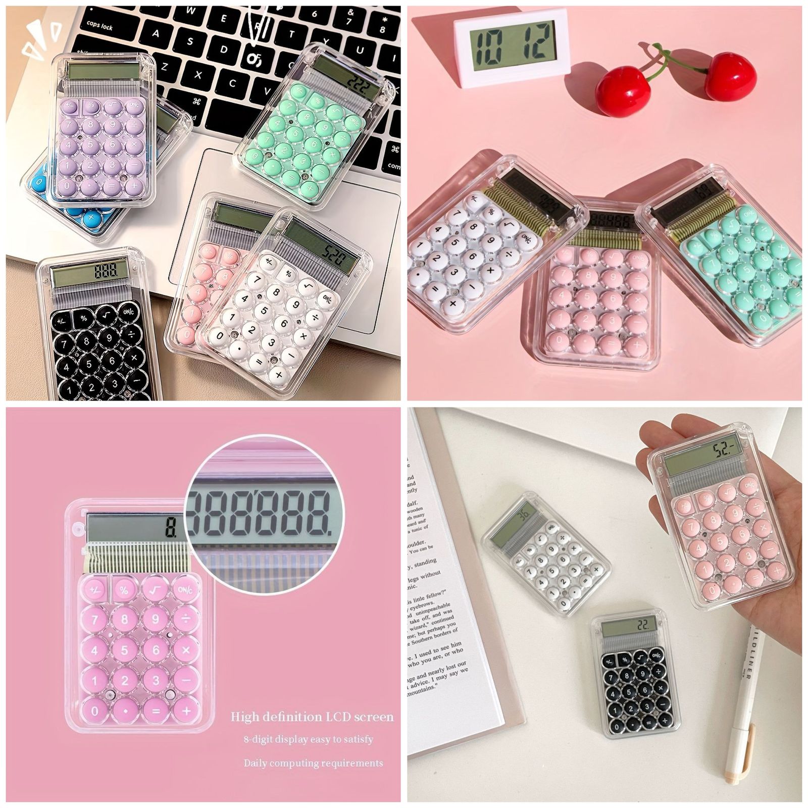 Student Calculator LCD Display