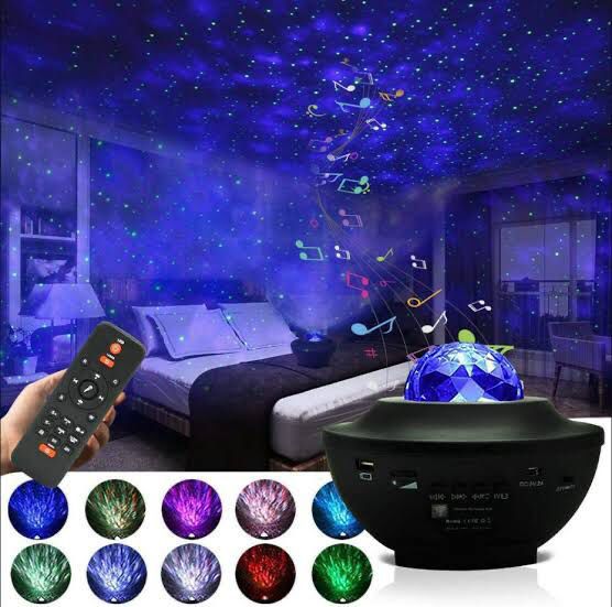 Galaxy Projector Star Light Speaker With Remote Control