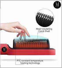 Professional  brush hair straightener