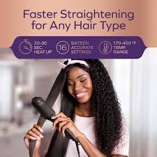 Professional  brush hair straightener