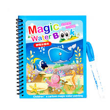 Magic Water Book Painting Drawing Coloring Board Book Doodle & Magic Water Pen