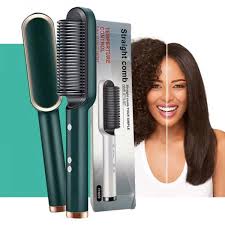 Professional  brush hair straightener
